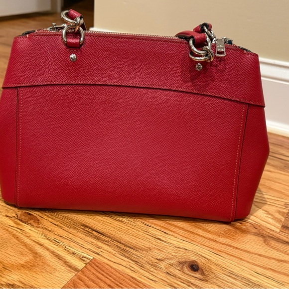 Coach Brooke Carryall Crossbody Leather Red Purse Shoulder Bag G1857-F25397 - Picture 9 of 16